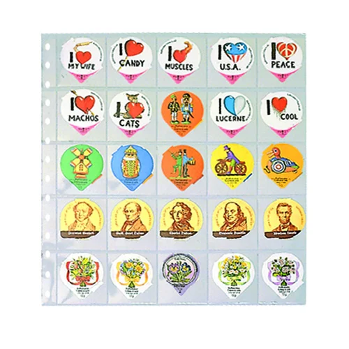 Favorit | Special Pages - 5 black pages, Favorit 7225PA, 25 pockets on front and back 50 x 55 mm