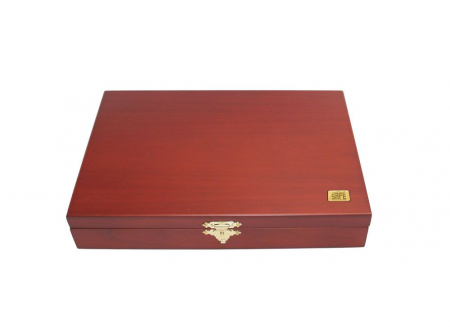 Cutie din lemn pentru 105 monede diametru 26mm - Elegance-5894 [1]