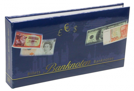 Albume Bancnote - Album pentru bancnote, coperta laminata, pentru bancnote - Compact-safe6009