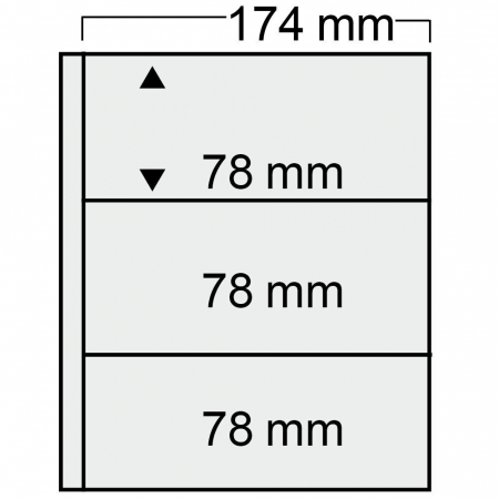 Album bancnote Compact SAFE 7890B cu 10 folii pentru bancnote de pana la 174 x 105mm-7890B [1]