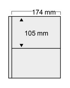 Album bancnote Compact SAFE 7890B cu 10 folii pentru bancnote de pana la 174 x 105mm-7890B [2]
