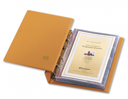 Album Compact pentru Carti Postale - Album pentru carti postale, Compact Luxus, cu 20 folii transparente cu buzunare de 223 x 165 mm