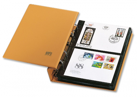 Album Compact pentru Carti Postale - Album pentru carti postale, FDC, 15 folii negre - Compact Luxus-7888