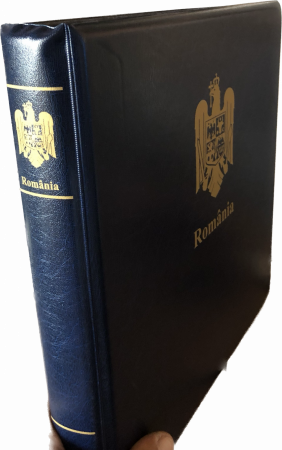 Album with the Romanian coat of arms and 10 pages for 50 banknotes up to 250 x 145 mm [1]