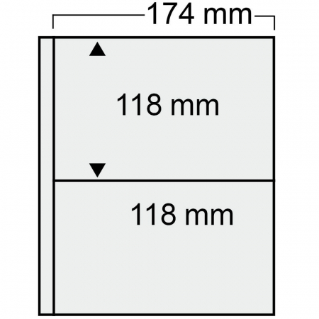 Album pentru carti postale de 174 x 118 mm, 20 folii transparente - Compact Luxus-7884 [2]