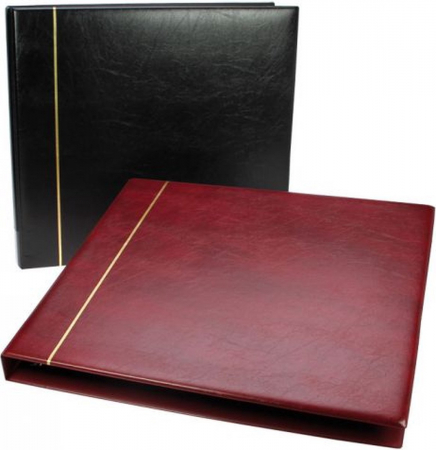 Album Mare pentru Carti Postale - Album pentru fotografii sau carti postale, Standard-Burgundy, cu 96 buzunare verticale si orizontale