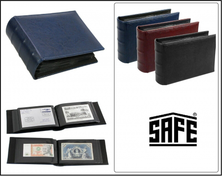 Postcard Album, Standard Black, with 100 black pockets [1]