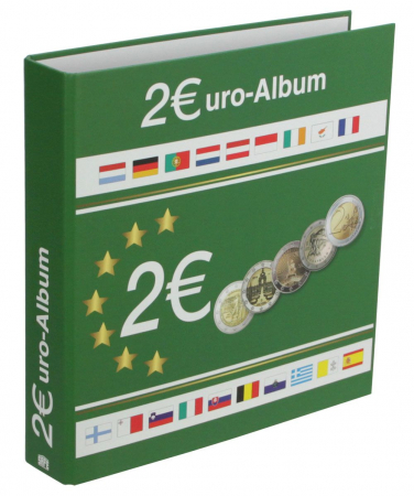 Designo Coin Album - Ringbinder, Designo-2 Euro, for up to 240 coins2-euro