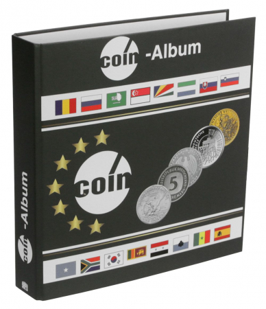 Designo Coin Album - Coin album, Designo Universal, with coin pages for 116 coins