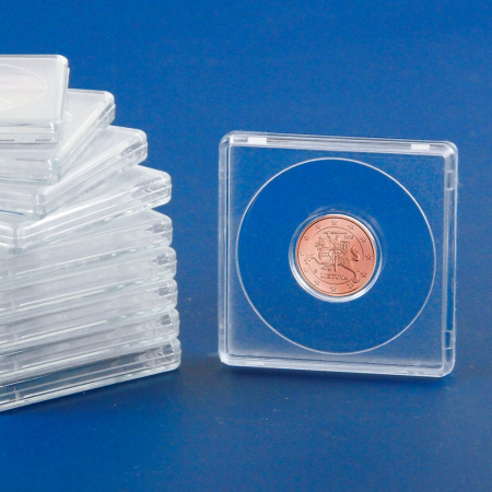 Capsule patrate - Capsule patrate 50 x 50 mm pentru monede de 23 mm-3123pa