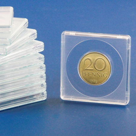 Capsule patrate - Capsule patrate 50 x 50 mm pentru monede de 26 mm-3126pa