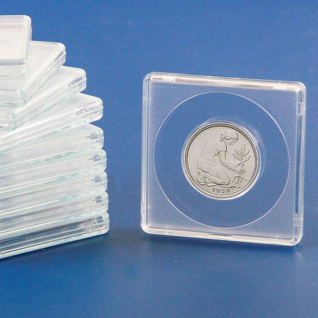 Capsule patrate - Capsule patrate 50 x 50 mm pentru monede de 27,5 mm-3127-5pa
