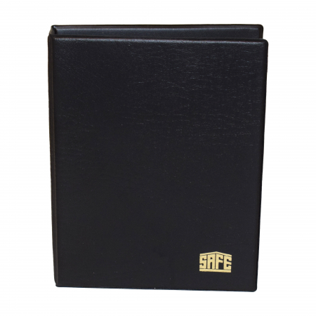 Clasor timbre A6 - Clasor timbre, A6 Negru, cu 5 folii albe