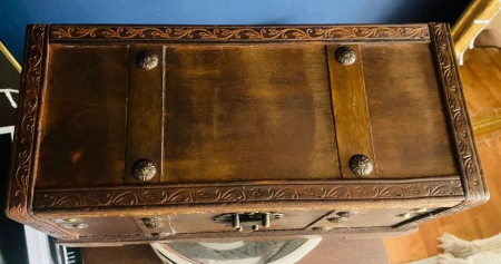 Cufar din lemn pentru bijuterii si alte obiecte - Vintage [1]