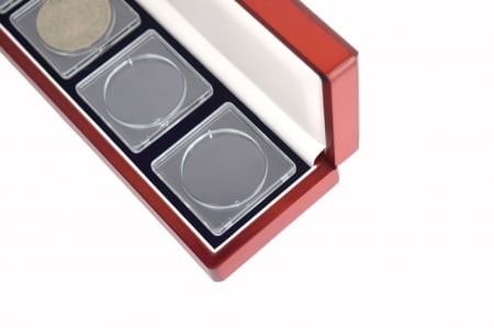 Cutie din lemn, Exclusive, pentru 5 monede de 50 mm in diametru-7911 [5]