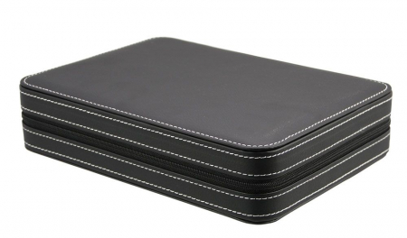 Cutie din piele cu fermoar, Travel Case, pentru 8 ceasuri de mana-F12 [3]