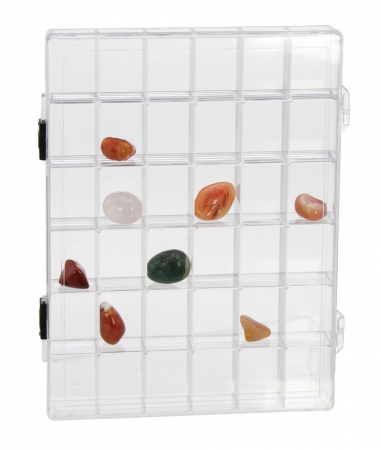 Cutie din plastic pentru bijuterii 36 compartimente de 3 x 2 cm-5260 [1]