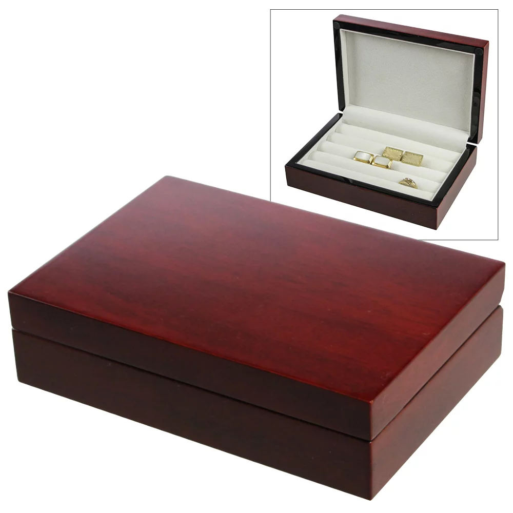 Jewellery Case - Wooden case for earrings rings and studs - Visby-3026