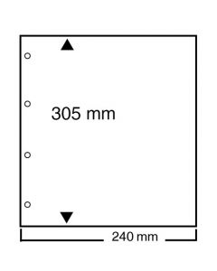 Compact A4 banknote pages - Foaie intermediară A4 - 10 buc