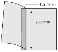 Folii Bancnote Variant - Folie transparenta, Variant, 1 buzunar 225 x 152 mm-463