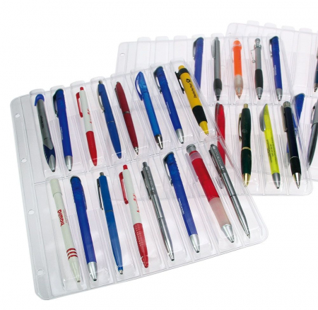 Instrumente de scris - Folie blister A4 pentru 32 stilouri pixuri - 2 bucati-7768pa