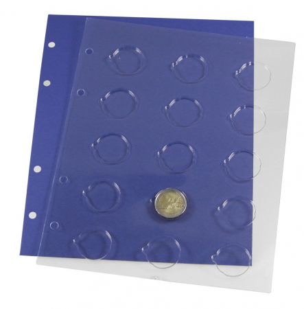 Folii TOPset - Folie blister si carton albastru pentru 15 monede de 2 euro-7854