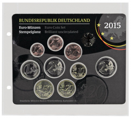 Compact Coin-Sets Album - Extra thick blister page for coin sets up to 145 x 140 mm