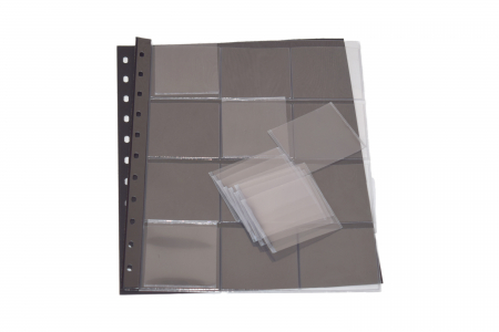 Monede - Folie pentru monede de 55 x 55 mm in diametru - Coin-Combi-812