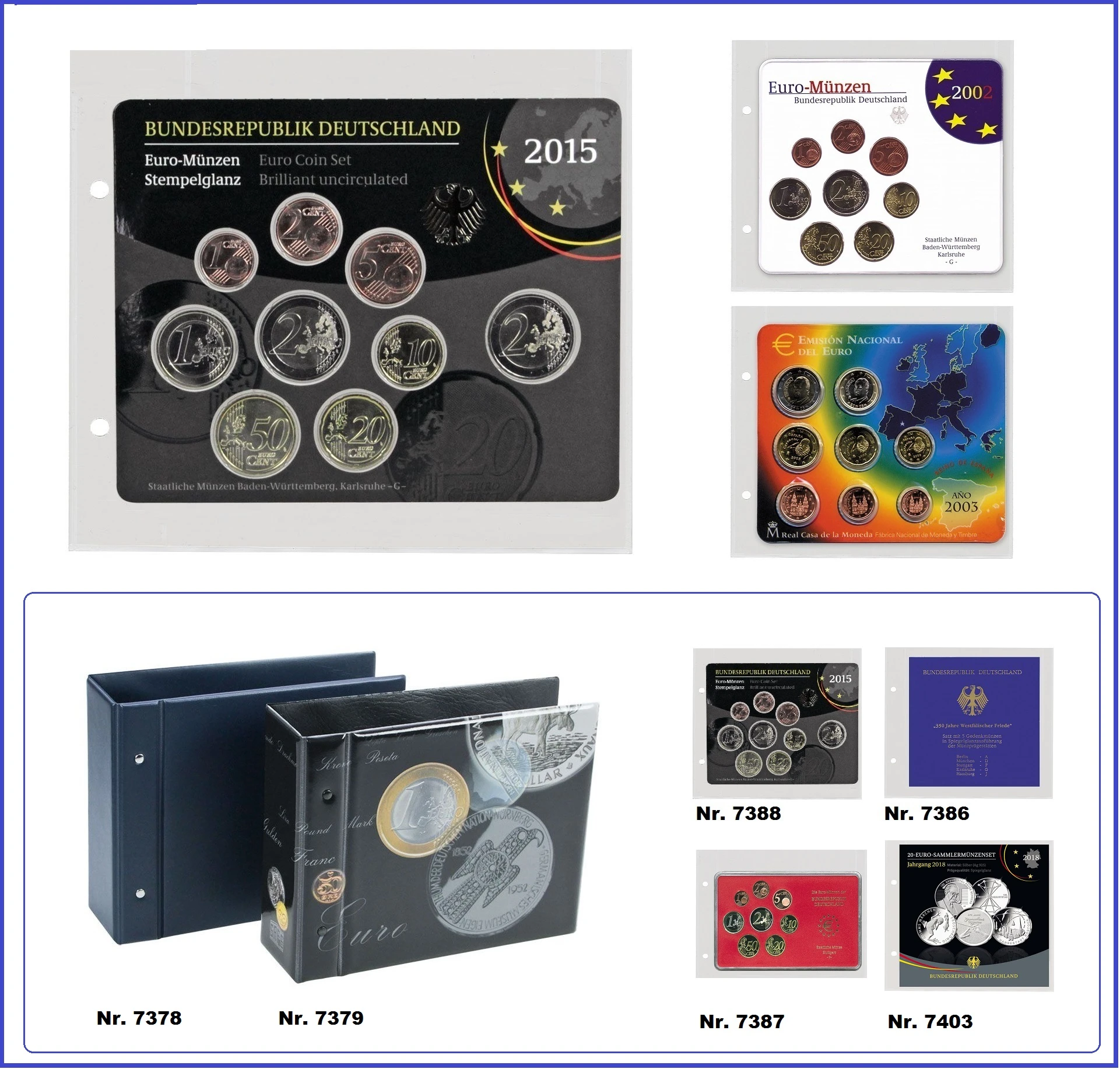 Extra thick blister page for coin sets up to 145 x 140 mm [2]