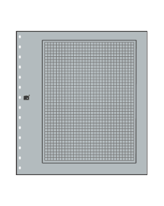 10 Grey cardboard pages with quadrille and black boarder  - 681 [1]