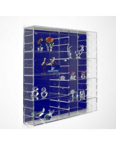 Vitrina Acrilica - Fundal albastru 60 x 60