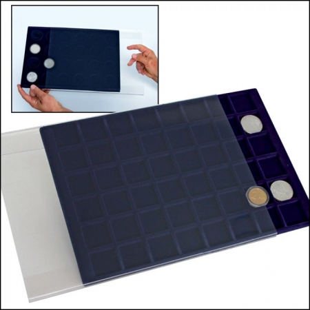 Tavi mari pentru monede - SAFE 194 Husa de protectie pentru tava mare albastra 180, 182-192 si 280
