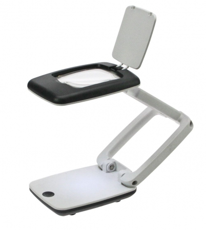 Lupa timbre - Lampa de masa cu lumina LED si Lupa cu marire de 3x-9555