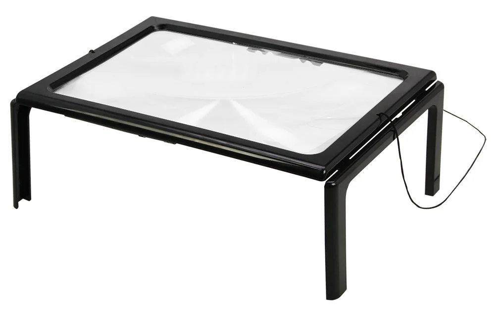 Lupa timbre - Lupa cu lumina LED tip masuta-4561