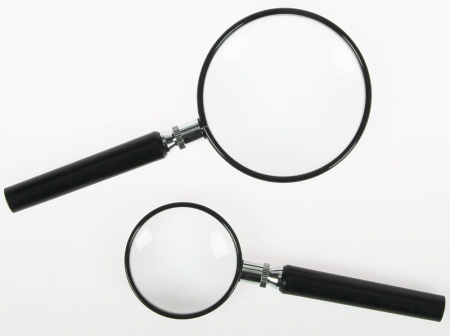75 mm diameter metal magnifier with 3x magnification-9540 [1]