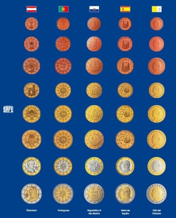 5 foi de carton albastru pre-imprimate cu monede si steagurile tarilor cu moneda euro-1861 [1]