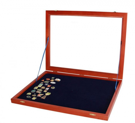 Vitrina expunere medalii, decoratii militare, pini, insigne de rever - XL-5998 [1]
