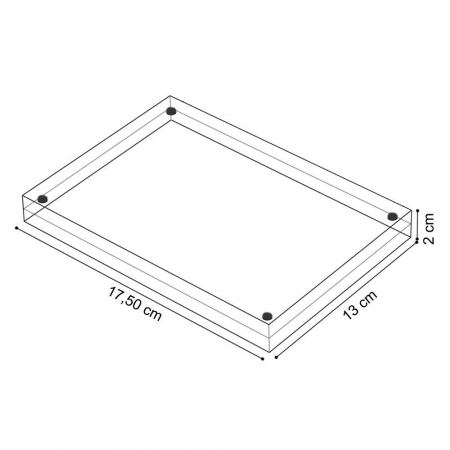 Rama acrilica magnetica 175 x 130 x 20 mm-5107 [5]
