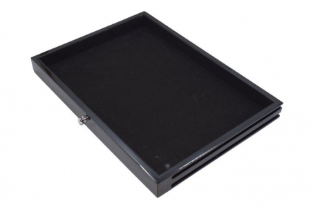 Sertare Black Lacquer - Sertar lemn, inaltime 25 mm, Black Lacquer, fara insertie albastra-5901-2