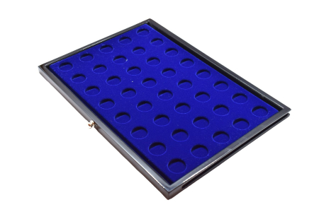 Sertare Black Lacquer - Sertar lemn inaltime 12 mm, Black Lacquer, pentru 40 monede de 26 mm-5868-1