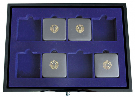 Sertar lemn inaltime 25 mm, Black Lacquer, 8 locasuri de 78 x 78 mm-5943 [1]