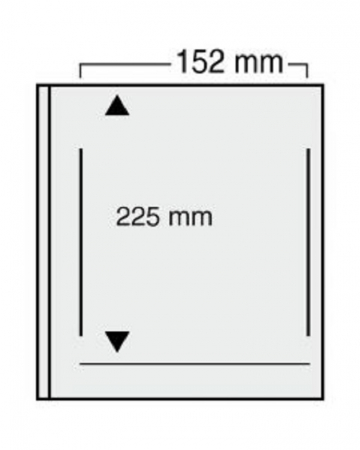 Folii Bancnote Variant - 5 folii transparente, Variant, cu 1 buzunar de 225 x 152 mm-863pa