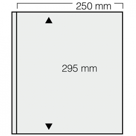 Folii Garant - Set 5 folii albe, Garant, cu 2 buzunare de 295 x 250 mm