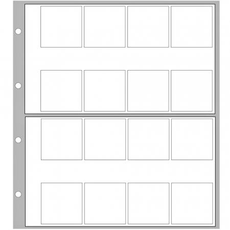 Designo Coin Album - 5 coin pages, Designo, with 16 pockets 32 mm
