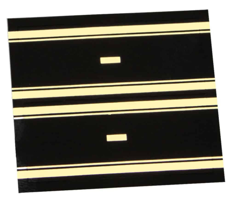 Accesorii pentru albume - Sticker autoadeziv negru, SAFE Signetten, cu cratima