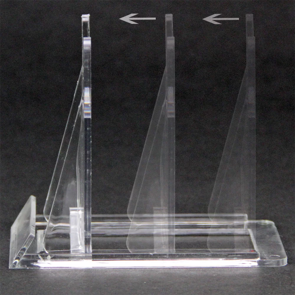 Suport glisant acrilic 4 x 7 x 5 cm inaltime - 3 bucati-5207 [2]