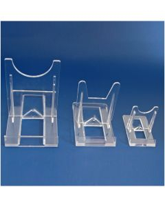 Standuri & Trepte Acrilice - Suport glisant acrilic 4 x 7 x 5 cm inaltime - 3 bucati-5207