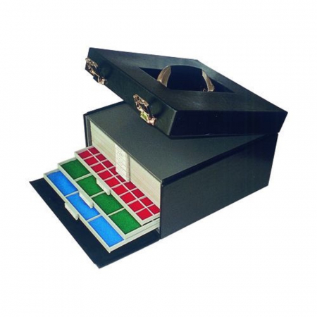 Valiza piele neagra pentru cutia de monede BEBA Maxi-6325 [1]