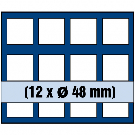Nova coin tray for 12 coins up to 48 mm-6348sp [1]