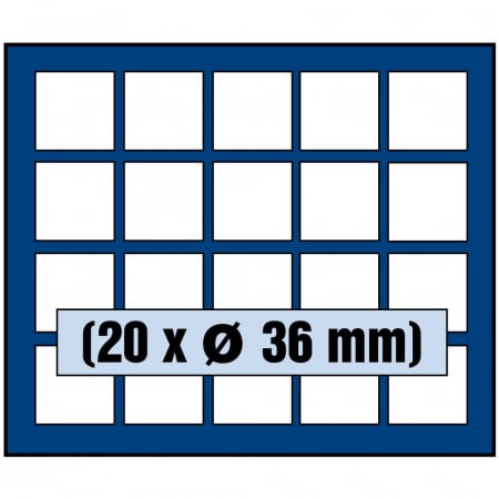 Nova coin tray for 20 coins up to 36 mm-6336sp [1]